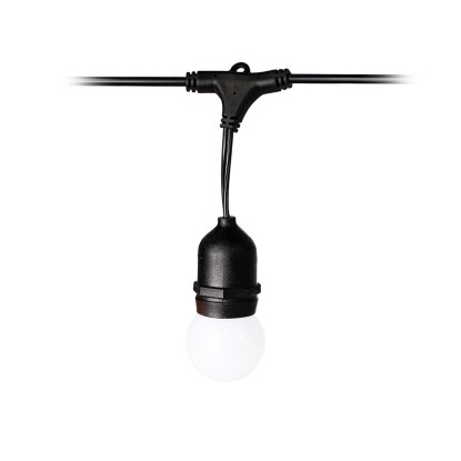 Eko-Light Girlanda ogrodowa 36V 10xE27 3000K IP44 mleczna