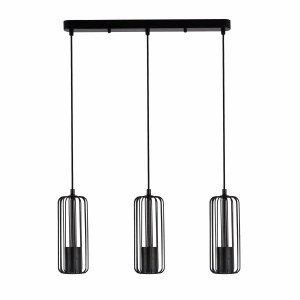 Light Prestige Lampa wisząca SINTRA 3xGU10 max. 8W LED czarna