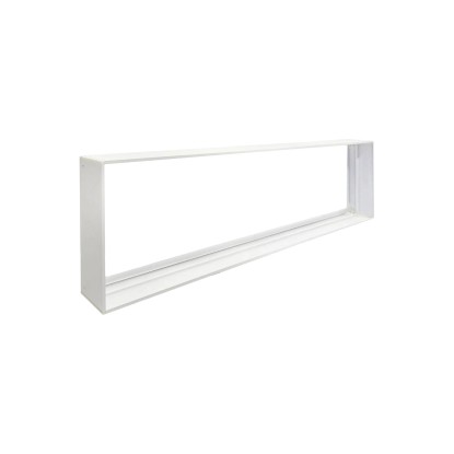 Ramka aluminiowa natynkowa do paneli LED Eko-Light biała 120 x 30 cm