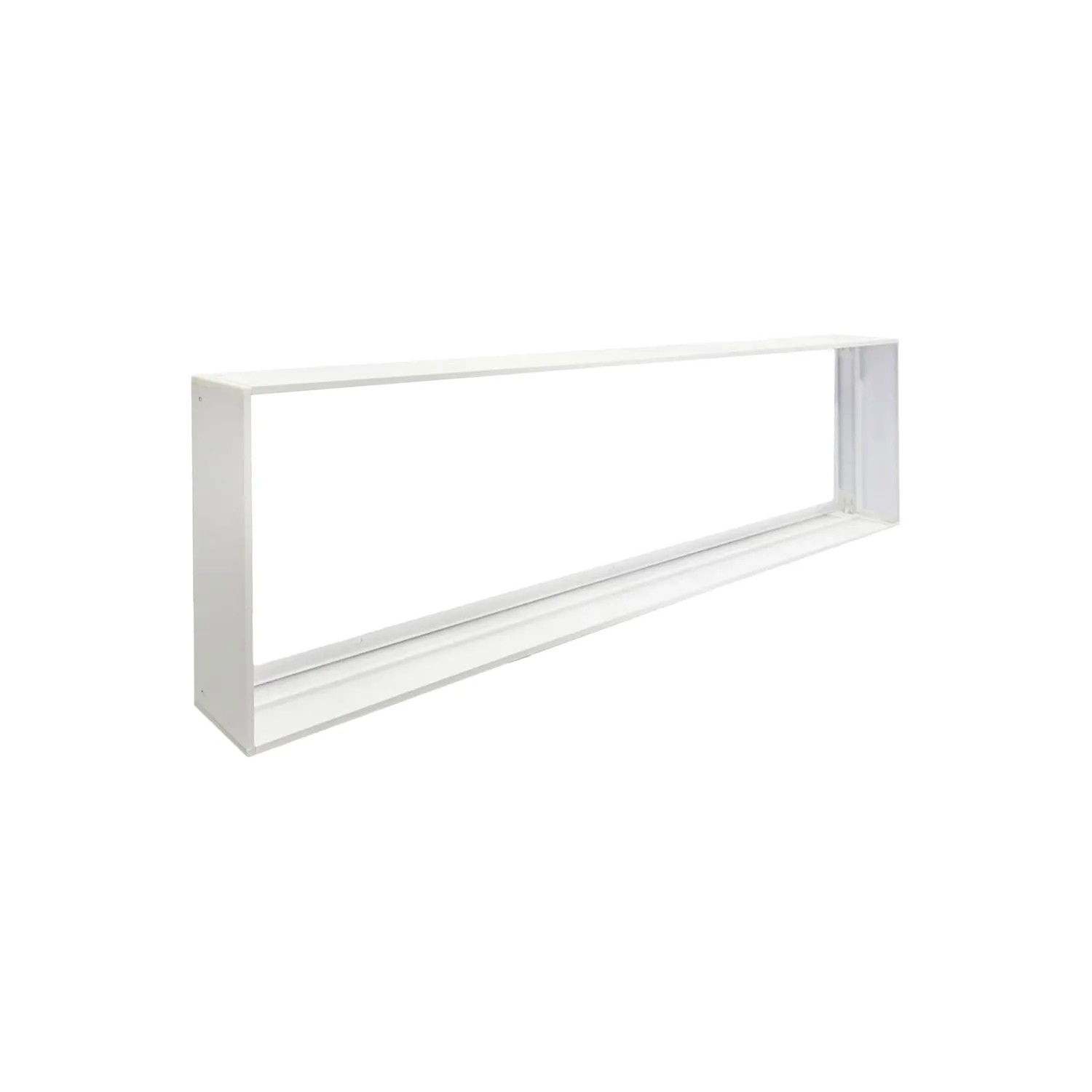 Ramka aluminiowa natynkowa do paneli LED Eko-Light biała 120 x 30 cm