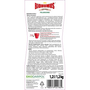 Biohumus Extra pelargonie 1,2 l