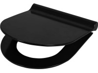 Deska sedesowa WC-7650 wolnoopadająca czarna Deska sedesowa WC-7650 wolnoopadająca czarna