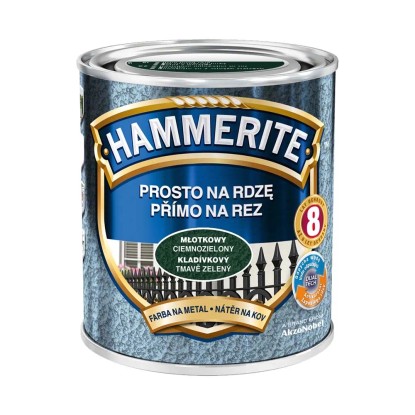 Hammerite Emalia antykorozyjna ciemnozielona młotkowa 700 ml