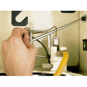 Zastosowanie: Zestaw kluczy imbusowych z główką kulową LUX Comfort używany do dokręcania śruby w trudno dostępnym miejscu.