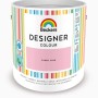 Wiadro z farbą Beckers Designer Colour Candy Pink z kolorowymi paskami. Farba do ścian wewnętrznych.