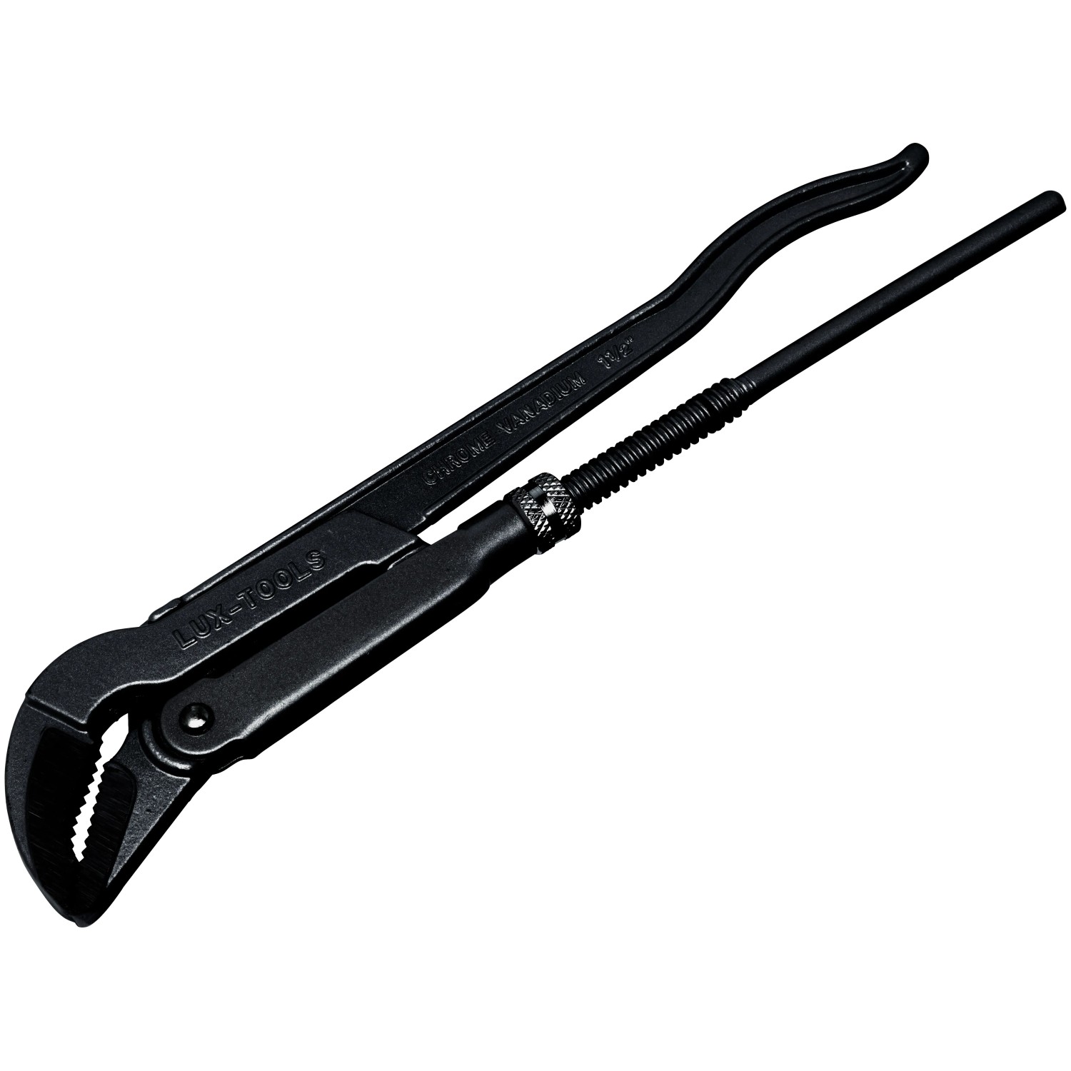 LUX Klucz nastawny do rur 420 mm Comfort, klucz ze stali chromowo-wanadowej do prac hydraulicznych.