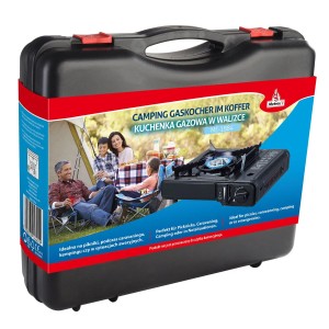 Kuchenka turystyczna ME-1884 + gaz 220g, 4 szt.