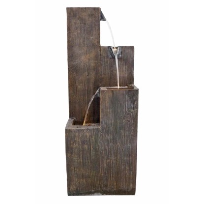 Fontanna kompozytowa "Kolumny" grafitowa - 25 x 91 x 50 cm