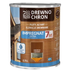 Drewnochron Impregnat Extra powłokotwórczy orzech ciemny - 0,75L