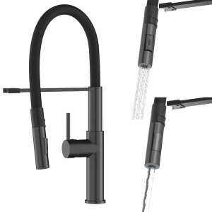 Granitan Bateria kuchenna elastyczna Soria gun grey