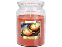 Świeca zapachowa słoik duży gril brzoskwinia