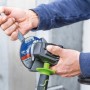 Akumulatorowa szlifierka kątowa LUX A-WS-20/115 z tarczą i uchwytem.