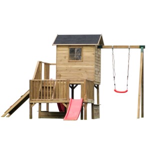 4IQ Domek Leo dostawka ścianka 2 ślizgi wys. 273 cm