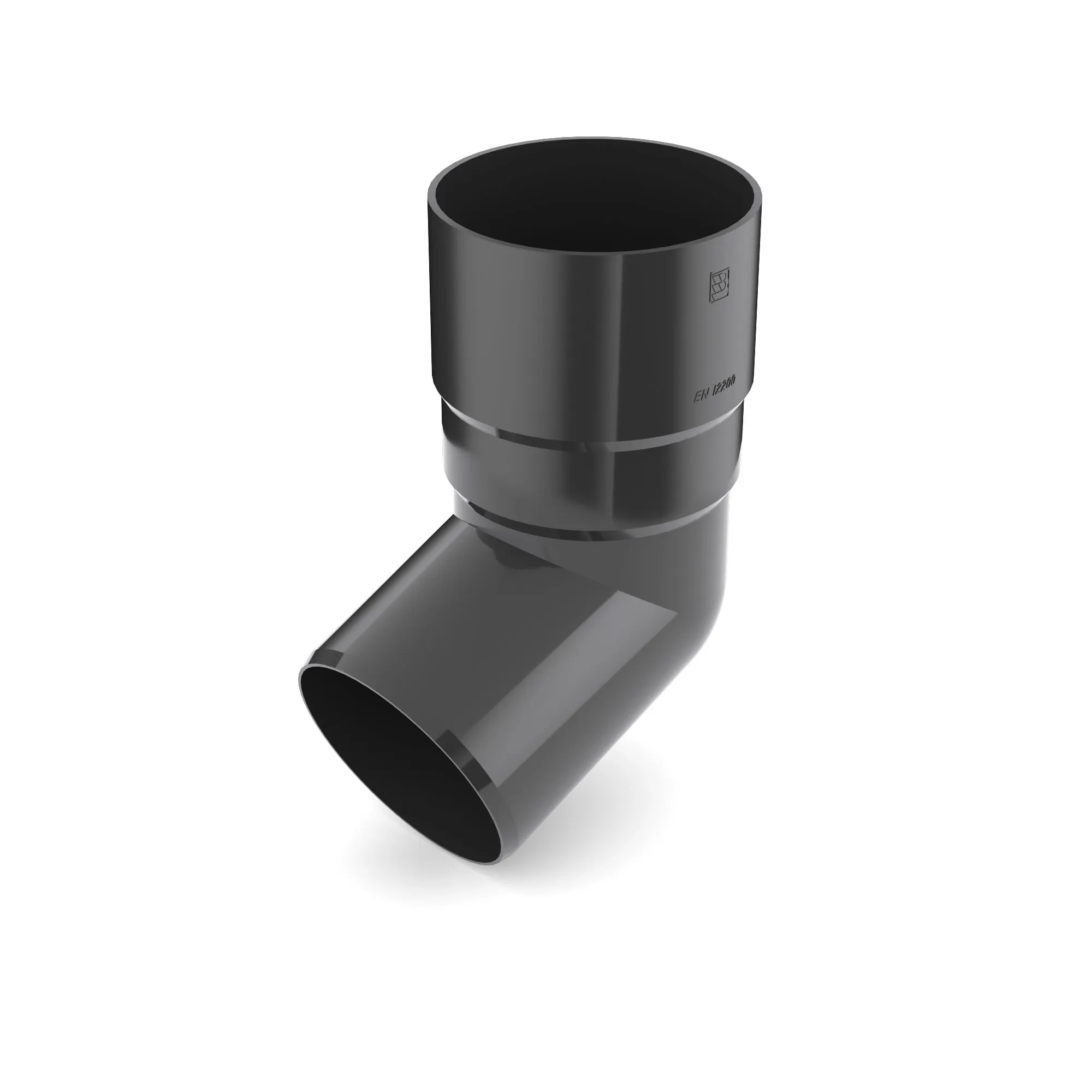 Bryza Kolano 90 mm PVC grafit