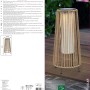 Lampa solarna stojąca SADALI kosz wys. 45 cm IP44 natural_4