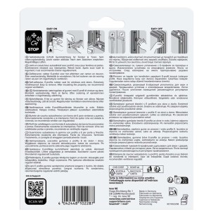 Samoprzylepna uszczelka gumowa E-profil do okien i drzwi. Odporna na warunki atmosferyczne, łatwa do usunięcia.