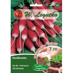 Opakowanie nasion rzodkiewki t.b.t., Nasiona warzyw.