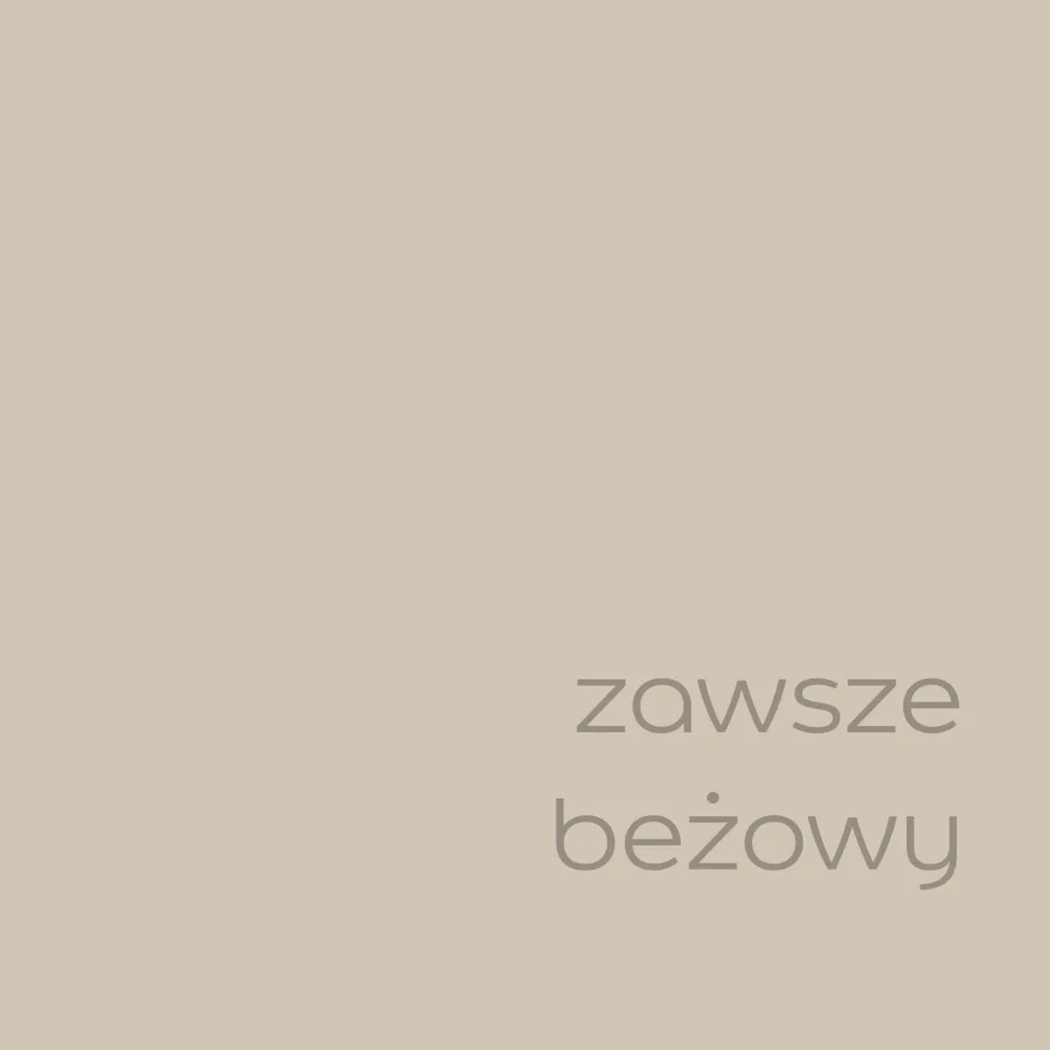 Próbka koloru farby do ścian t.b.t. w odcieniu beżowym.