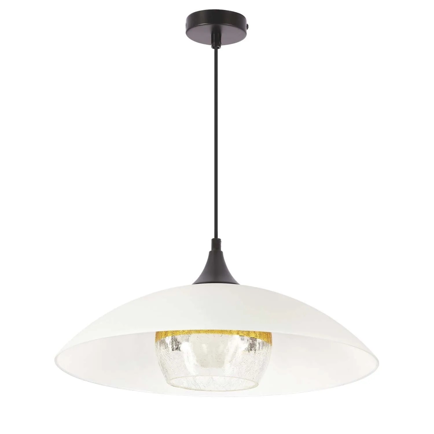Candellux Lampa wisząca DUETTO 1xE27 40W czarna