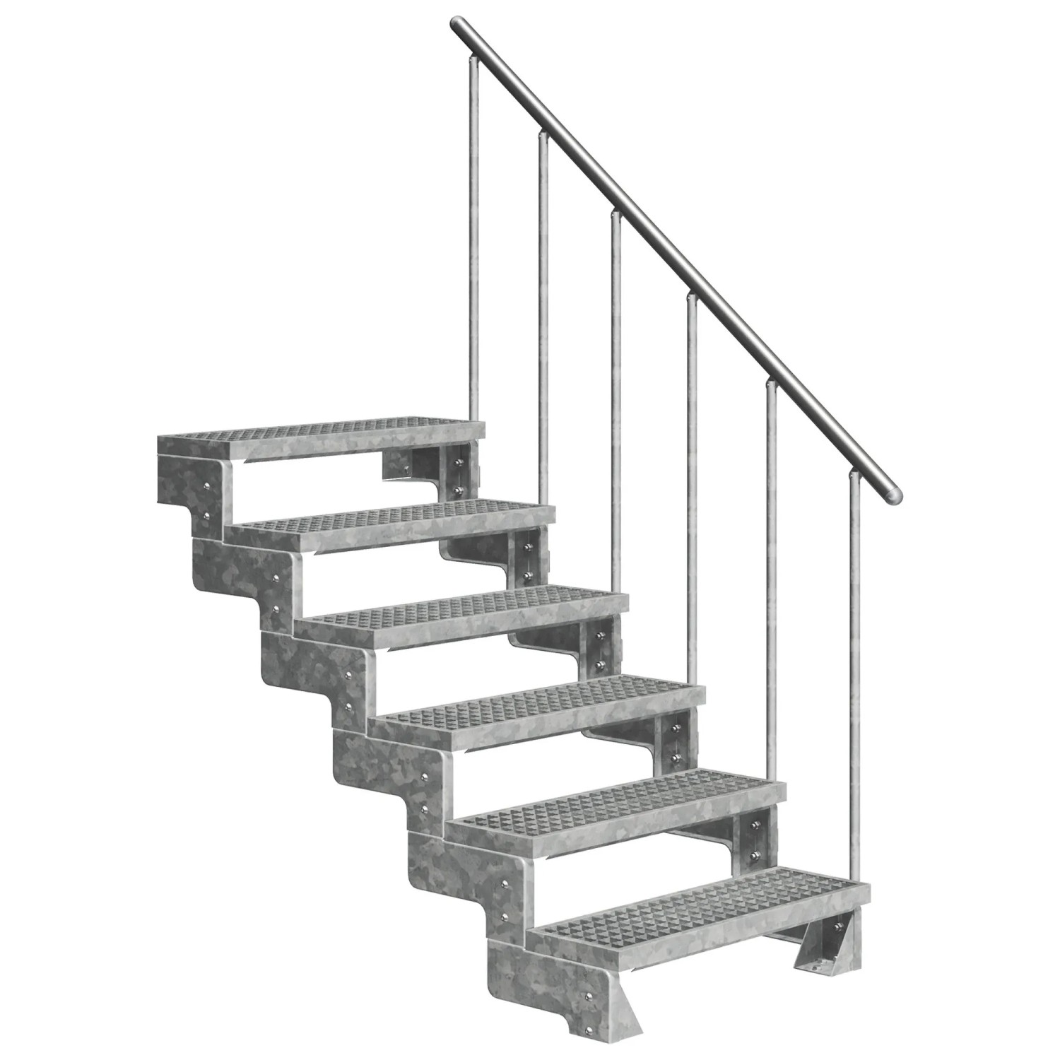 Dolle Schody zewnętrzne Garden krata stalowa 100 cm 6 stopni