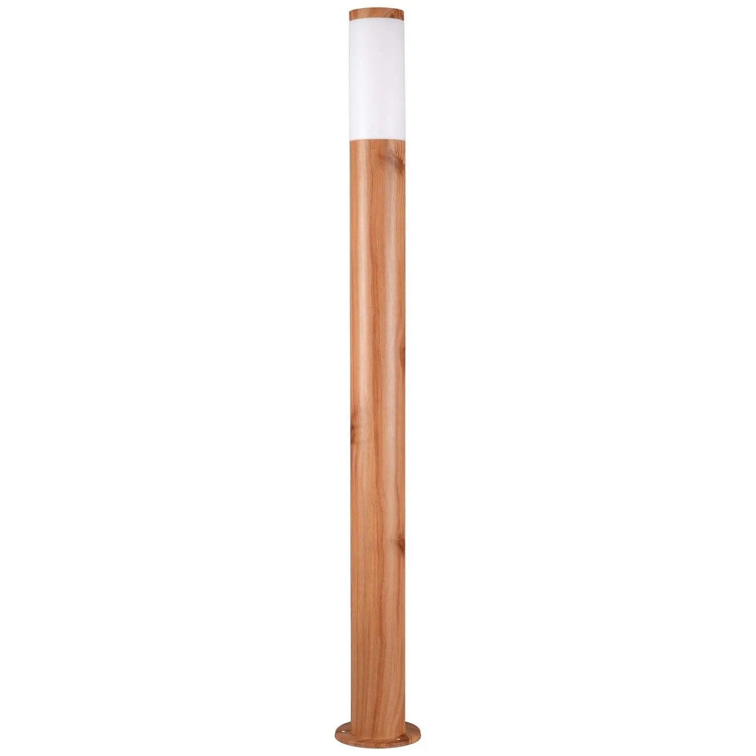 Goldlux Lampa ogrodowa słupek LIVIA 1xE27 10W IP44 100cm imitacja drewna