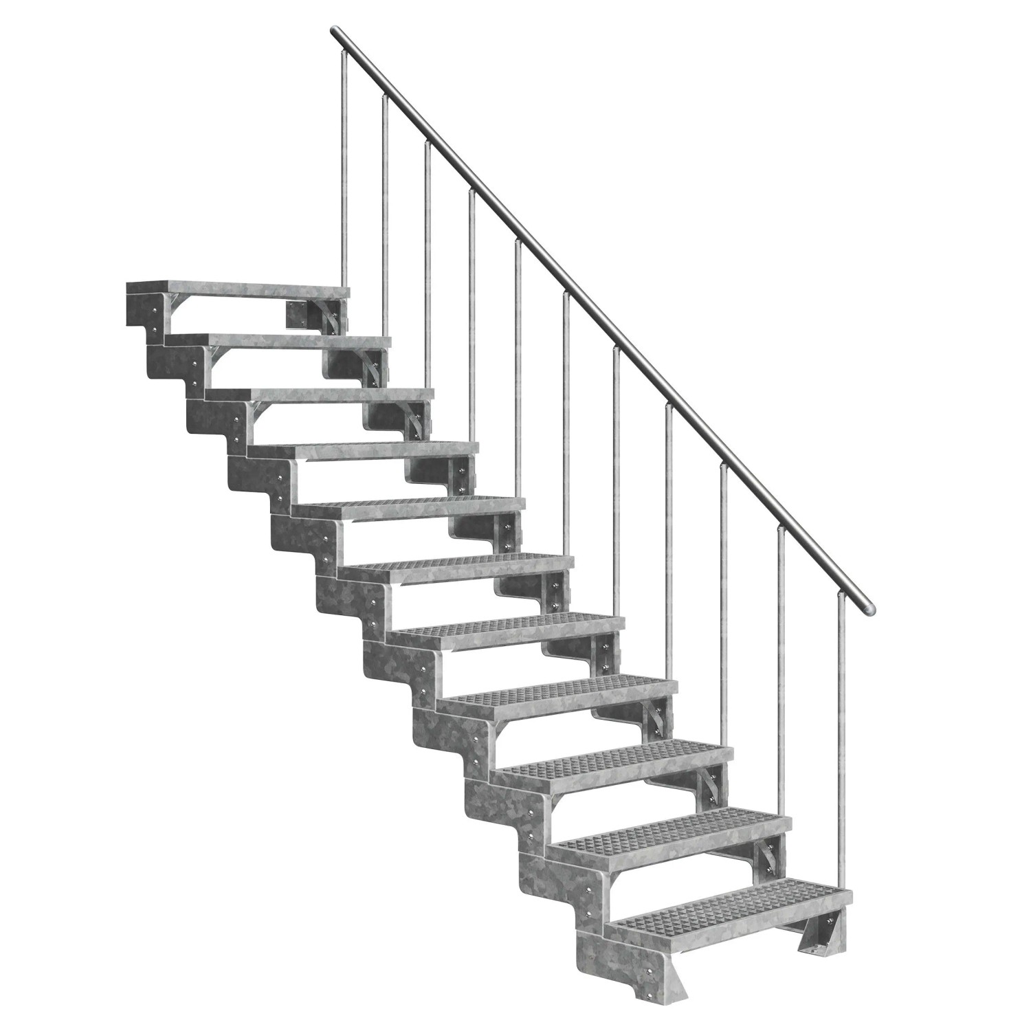 Dolle Schody zewnętrzne Garden krata stalowa 80 cm 11 stopni80 cm