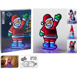 Dekoracja LED z podstawą wys. 45 cm mix wzorów