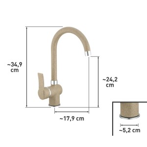 Bateria jednouchwytowa t.b.t. z wymiarami
