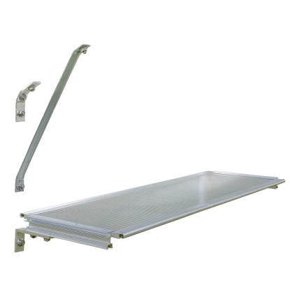 Mała półka do szklarni 70 x 20 x 3 cm