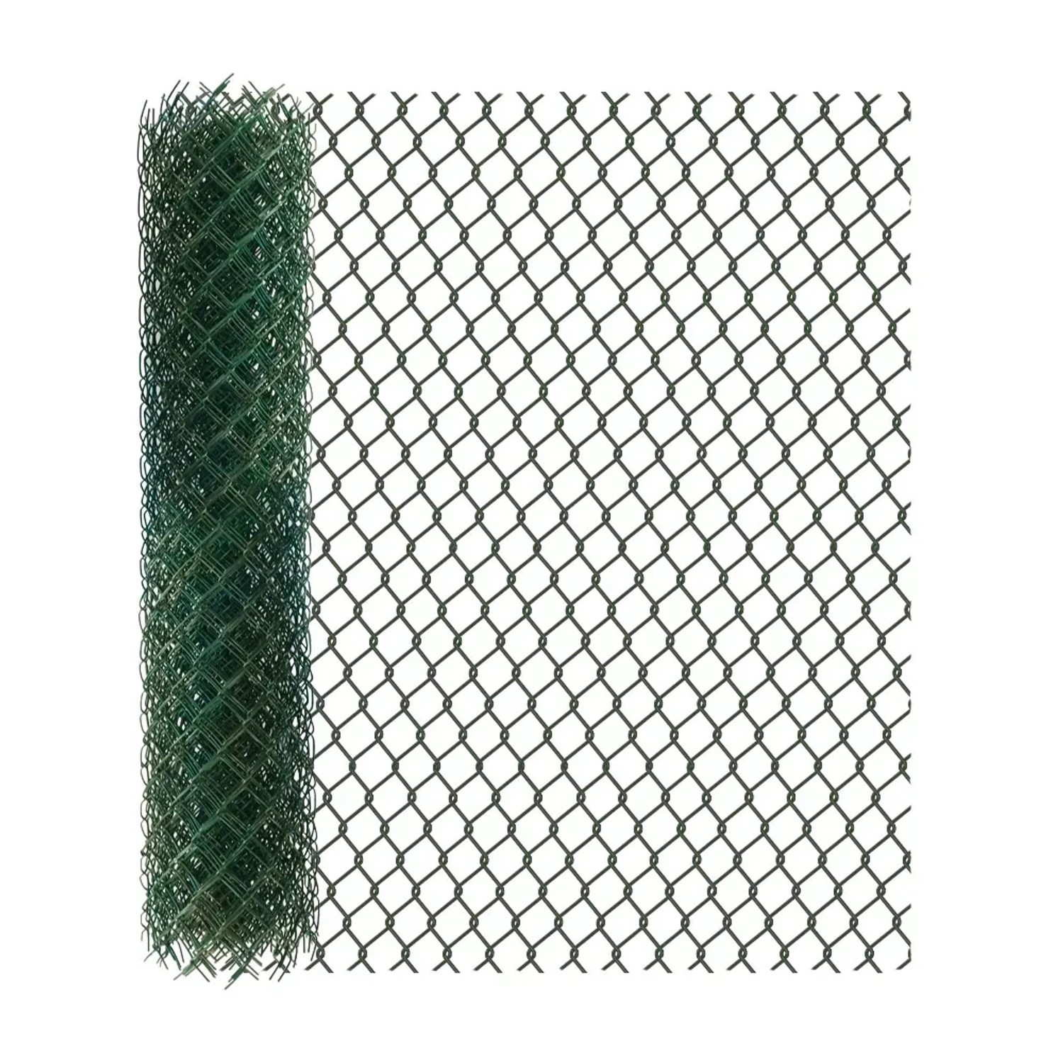 Siatka pleciona 1,5 x 10 m drut 2,5/3,6 mm zielona