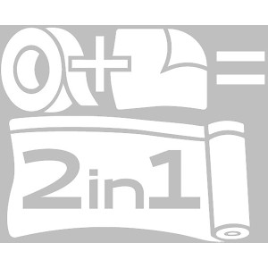Symbol maskowania 2w1 jako ochrona przed farbą.