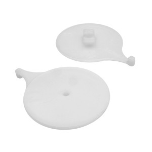 Wspornik sufitowy Gardinia, 2 szt., biały, do 2-biegowej szyny aluminiowej.