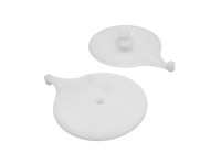 Gardinia Uchwyt do szyny aluminiowej 2-torowej biały Gardinia Uchwyt do szyny aluminiowej 2-torowej biały