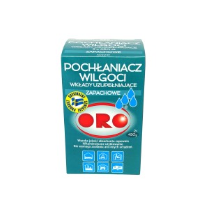 ORO Wkład do pochłaniacza wilgoci, 2x450g, do redukcji wilgoci.