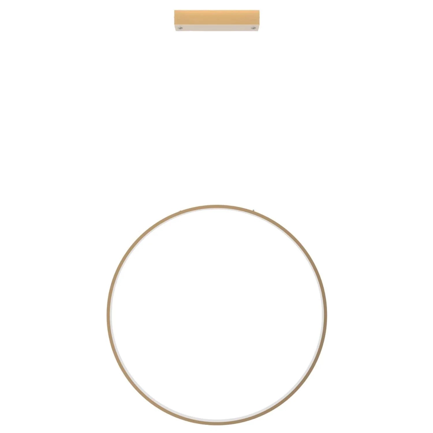 Light Prestige Lampa wisząca LED MIRROR 47W CCT 5236 złota