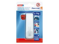 Tesa Haczyk biały XL proste do 3kg