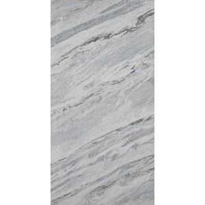 Kamień dekoracyjny t.b.t. z szarym marmurkowaniem do wnętrz i na zewnątrz.