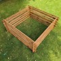 Werth-Holz Kompostownik drewniany - 140x140x60 cm_2