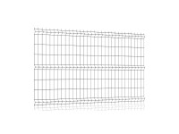 Panel ogrodzeniowy czarny mat oczko 8 x 20 cm - 248,5 x 152 cm