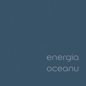 Próbka koloru t.b.t. „Energia oceanu” do farb ściennych.