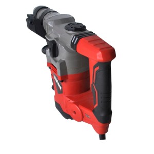 Młotowiertarka czerwono-szara