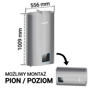 t.b.t. Bojler z opcją montażu pionowego i poziomego.