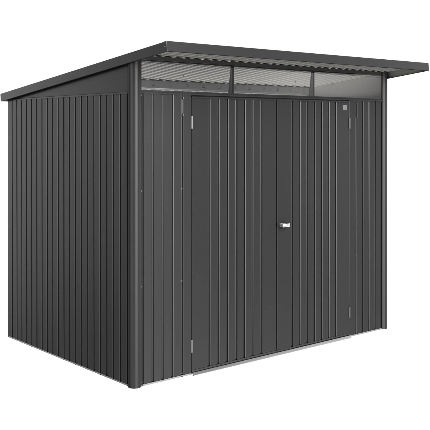 Biohort Domek ogrodowy AvantGarde ECO A5 ciemnoszary metalik - 260 x 220 cm