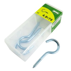 Agas Haczyk półpełny cynkowany 3 szt. 0.48 × 7.6 mm