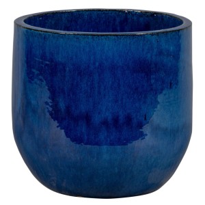 Doniczka Mandalay niebieska - 21 cm