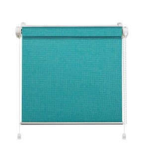 Mini roleta DESIGN CLICK turkus 72,5 x 215 cm