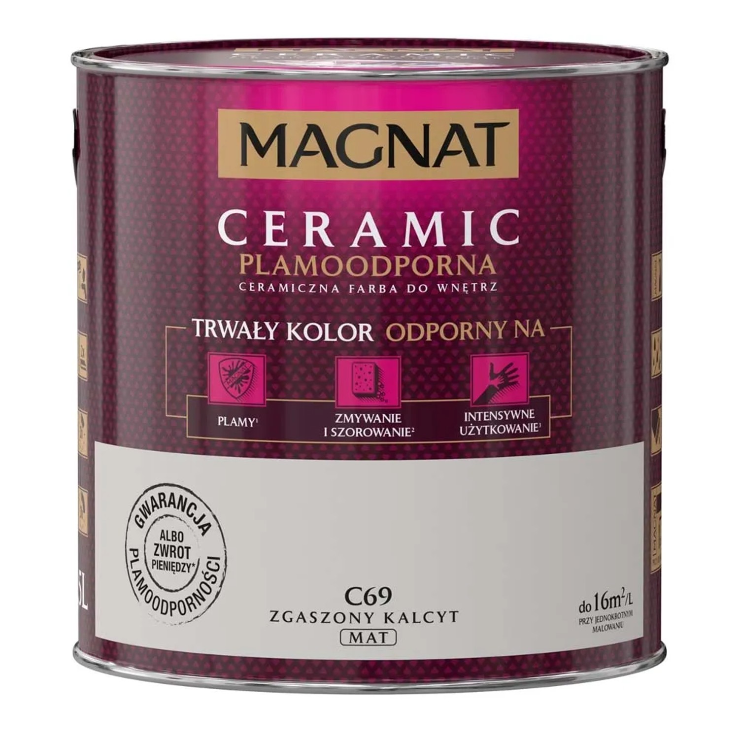 Farba Magnat Ceramic zgaszony kalcyt 2,5 l