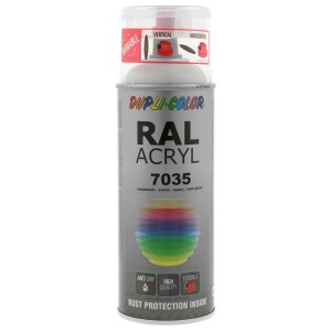 Dupli-Color RAL Akryl Spray 7035, półmat. Specjalny spray do różnych zastosowań.