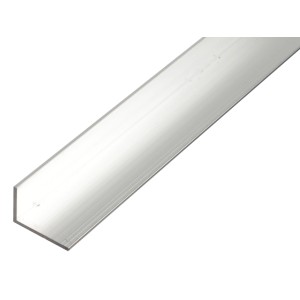 Nierównoramienny profil kątowy aluminiowy, 20x50x1000 mm, idealny do konstrukcji ramowych.
