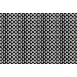 Zbliżenie szarej maty ogrodzeniowej t.b.t. z wzorem szachownicy.